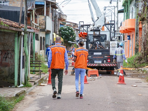 Novo aumento do polígono de risco na área do deslizamento nos bairros São José e São João