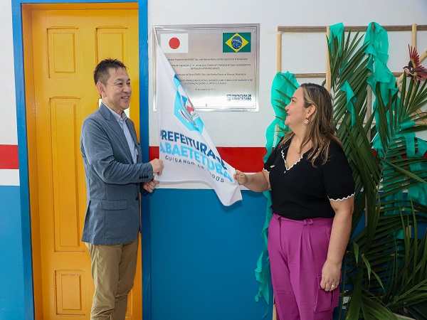 Inaugurada escola resultado de parceria entre Abaetetuba e Japão