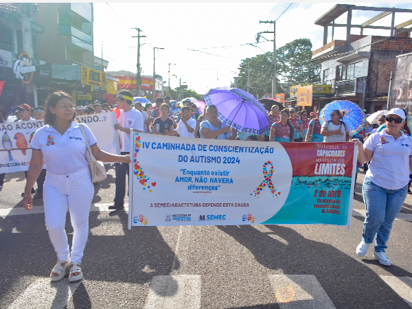 IV Caminhada de Conscientização do Autismo mobiliza população no município de Abaetetuba